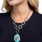 Clover Collection - Blue - Paparazzi Necklace Image
