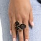 Traveling Trio - Brass - Paparazzi Ring Image