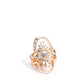 Ornate Oval - Gold - Paparazzi Ring Image
