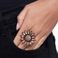 Sunflower Setting - Copper - Paparazzi Ring Image