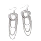 Haute Hangout - White - Paparazzi Earring Image