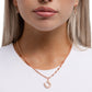 Horseshoe Headline - Copper - Paparazzi Necklace Image