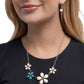 Behold the Bloom - White - Paparazzi Necklace Image