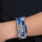 Colorful Compromise - Blue - Paparazzi Bracelet Image