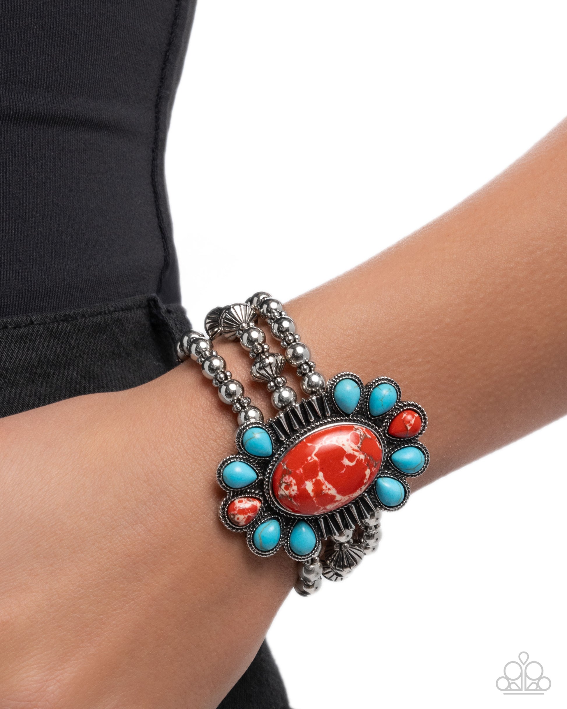 Prairie Protection - Red - Paparazzi Bracelet Image