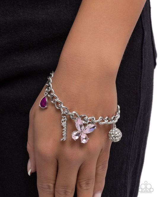 Luminous Lift - Pink - Paparazzi Bracelet Image