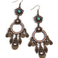 Majestic Mosaic - Brass - Paparazzi Earring Image