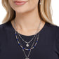 Actions Speak Louder - Blue - Paparazzi Necklace Image
