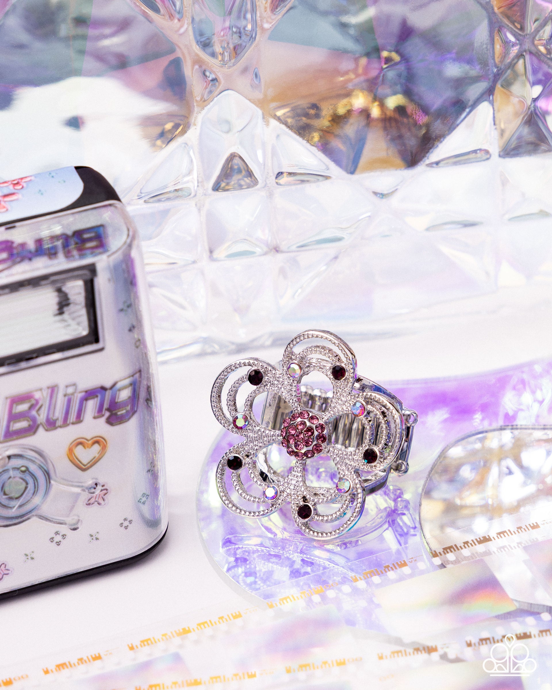 Still Studs - Purple - Paparazzi Ring Image