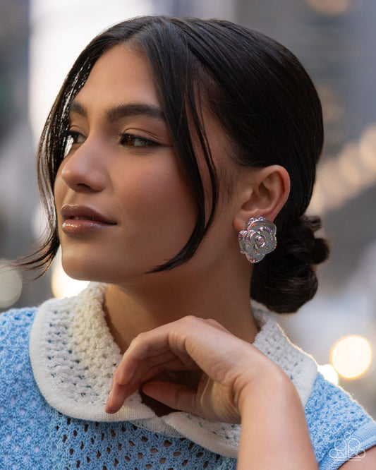 Rosy Reunion - Paparazzi Earring Image