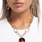 Sophisticated Statement - Brown - Paparazzi Necklace Image