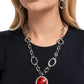Sophisticated Statement - Red - Paparazzi Necklace Image