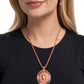 Leading Luminescence - Copper - Paparazzi Necklace Image