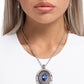Leading Luminescence - Blue - Paparazzi Necklace Image