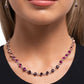 Mesmerizing Model - Purple - Paparazzi Necklace Image