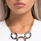Teamwork Makes the Dream Work - Blue - Paparazzi Necklace Image