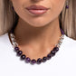 Swirl Simplicity - Purple - Paparazzi Necklace Image