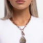 Deluxe Dragonfly - Copper - Paparazzi Necklace Image