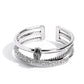 Bold Boundary - Silver - Paparazzi Bracelet Image