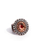 Oval Opening - Copper - Paparazzi Ring Image