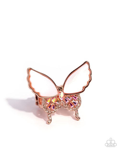 Butterfly Benefit - Copper - Paparazzi Ring Image