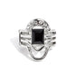 Abstract Action - Black - Paparazzi Ring Image