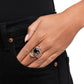 Abstract Action - Black - Paparazzi Ring Image