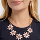 First Date Flowers - Pink - Paparazzi Necklace Image