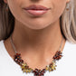 Springtime Season - Brown - Paparazzi Necklace Image