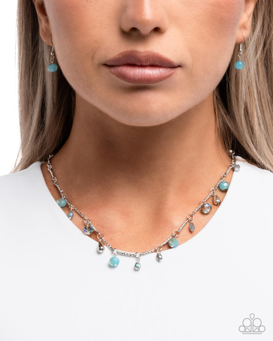Cinematic Charisma - Blue - Paparazzi Necklace Image