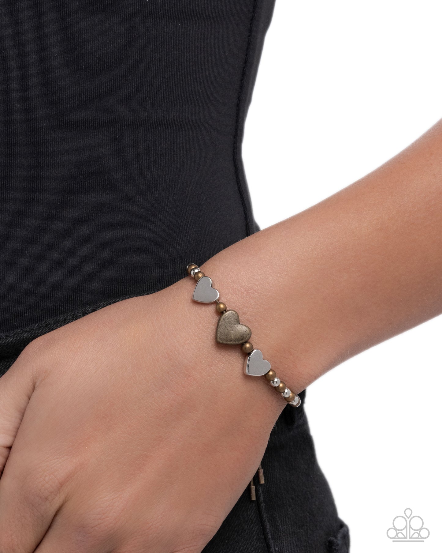 THRICE As Nice - Brass - Paparazzi Bracelet Image