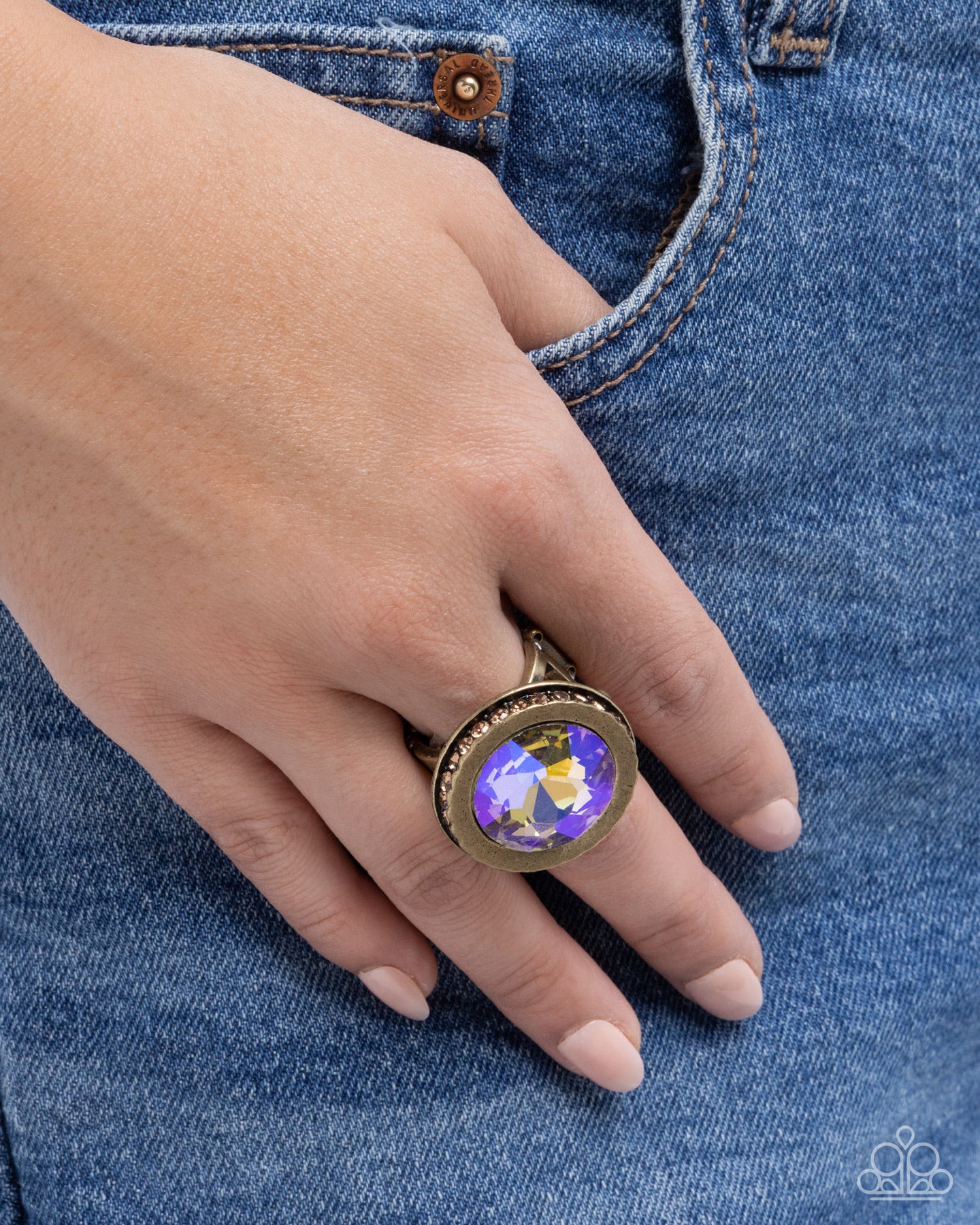 Timeless Treasury - Brass - Paparazzi Ring Image
