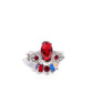 Sovereign Shapes - Red - Paparazzi Ring Image