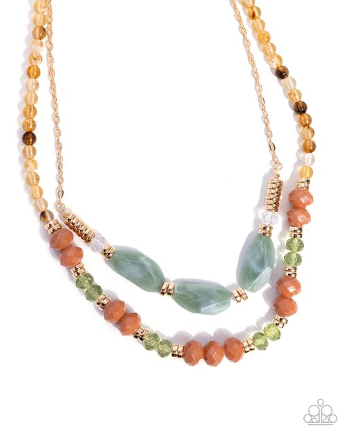 Girls Day - Green - Paparazzi Necklace Image