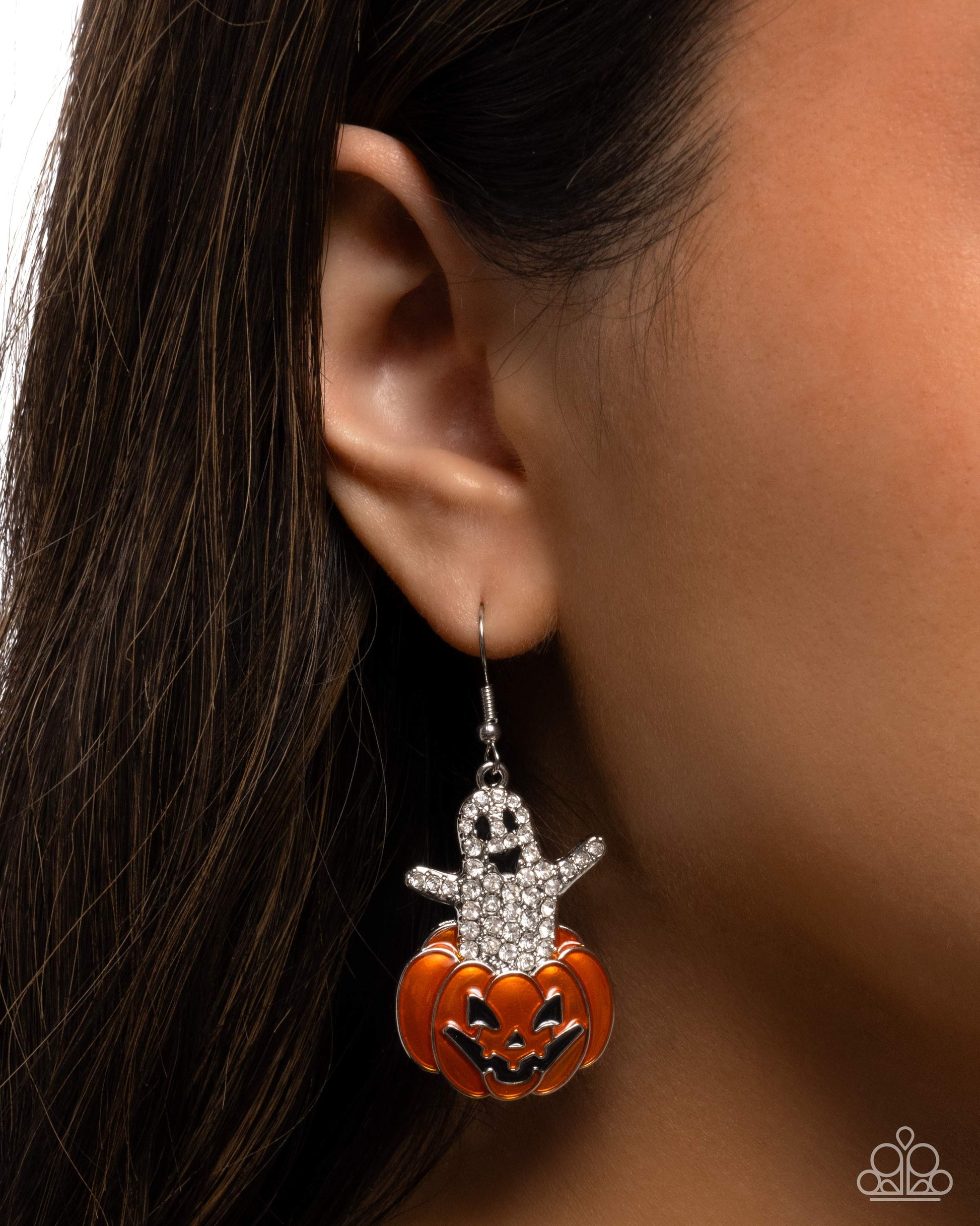 Spooky Statement - Paparazzi Earring Image