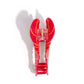 Lobster Leisure - Red - Paparazzi Hair Accessories Image