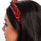Ruffled Rebel - Red - Paparazzi Product Image