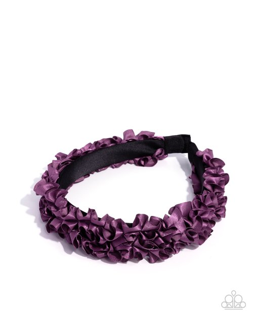 Ruffled Recruit - Purple - Paparazzi Product Image