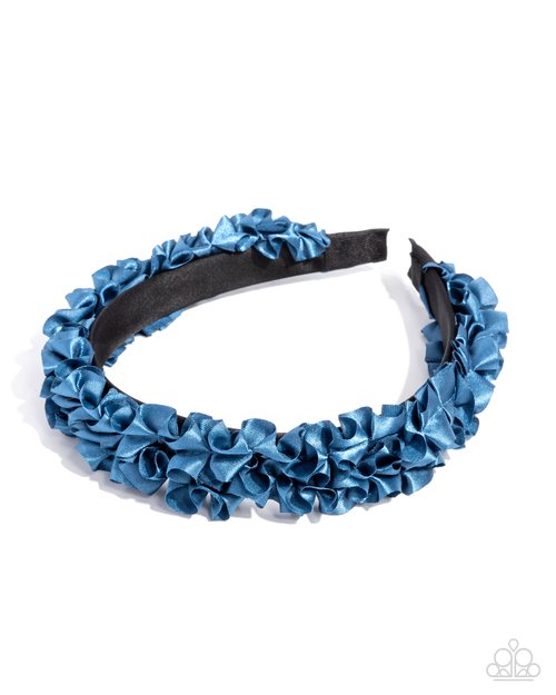 Ruffled Recruit - Blue - Paparazzi Product Image