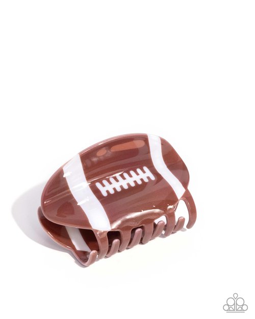 Touchdown Tale - Brown - Paparazzi Hair Accessories Image
