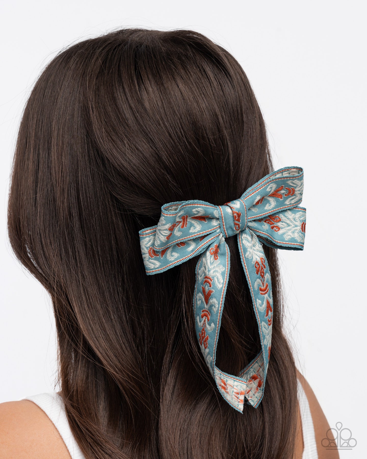 Printed Parlor - Blue - Paparazzi Hair Accessories Image