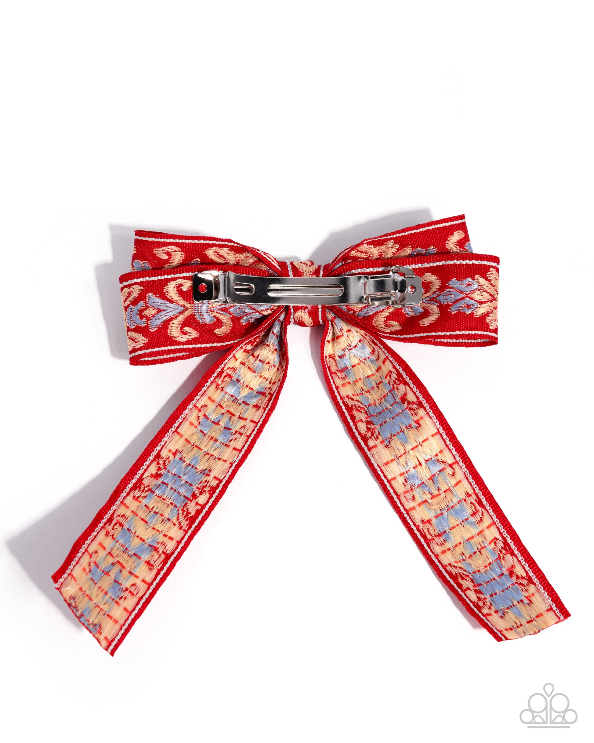Printed Parlor - Red - Paparazzi Hair Accessories Image