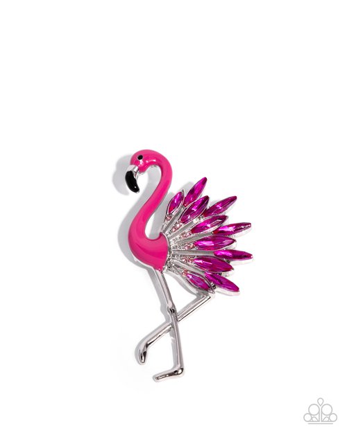 Frenetic Flamingo - Pink - Paparazzi Hair Accessories Image