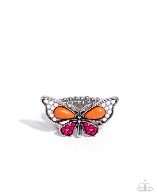 Aerial Acceleration - Orange - Paparazzi Ring Image