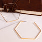 Handcrafted Hexagons - Gold - Paparazzi Earring Image