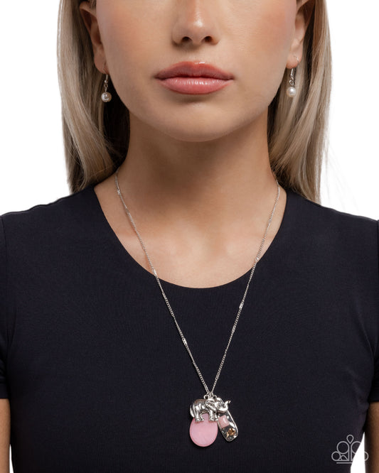 Elephant Empire - Pink - Paparazzi Necklace Image