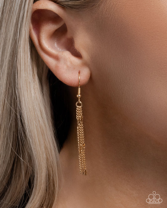 Easter Emblem - Gold - Paparazzi Necklace Image