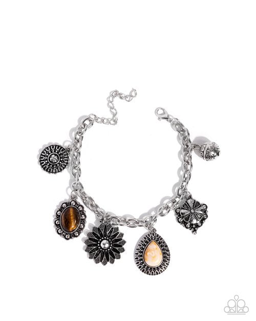 Select Stones - Brown - Paparazzi Bracelet Image