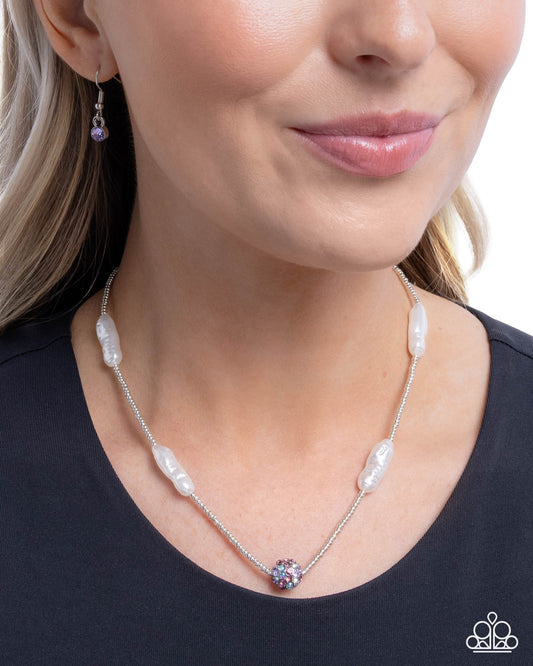 Baroque Ballroom - Purple - Paparazzi Necklace Image