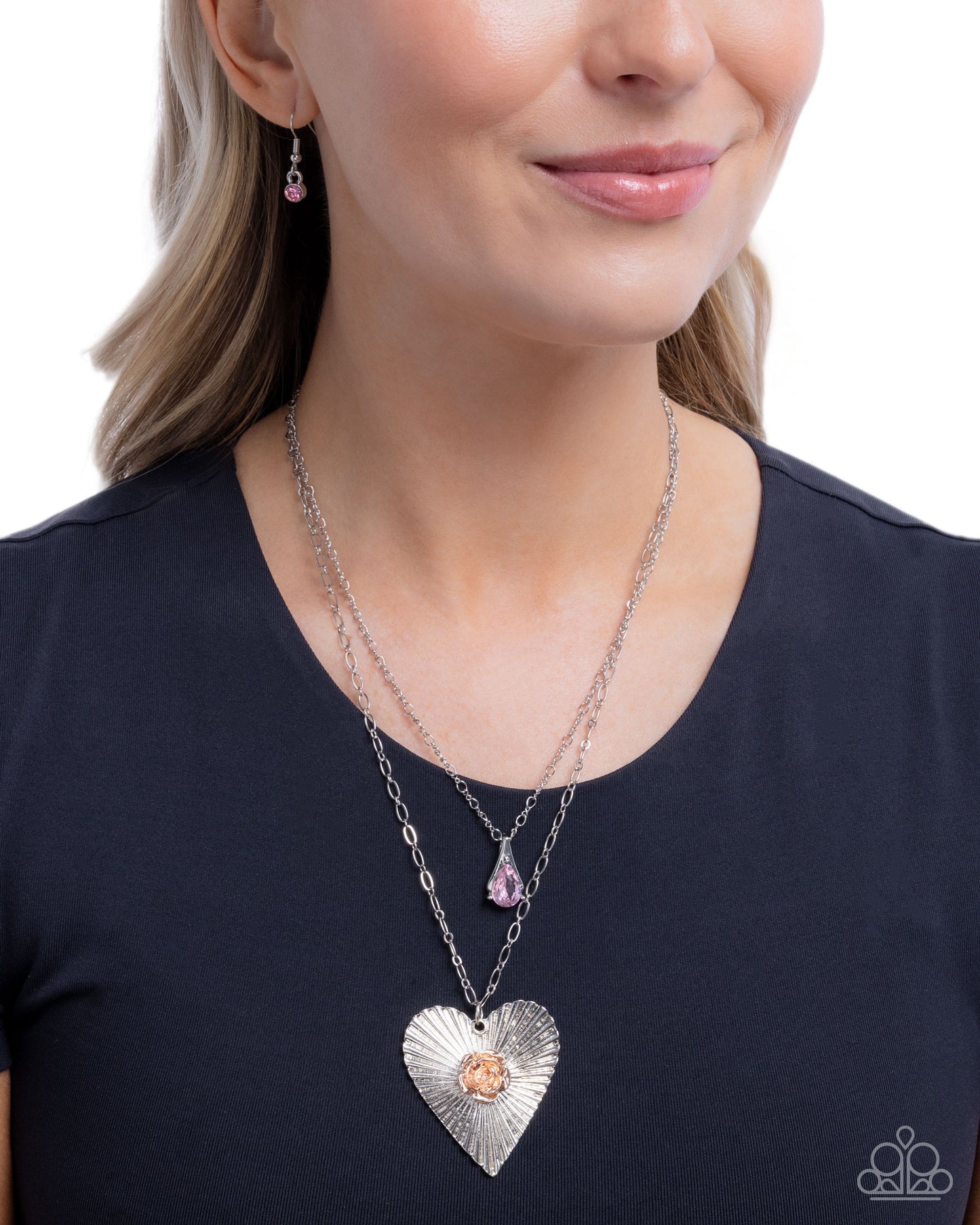 Hypnotic Hero - Pink - Paparazzi Necklace Image